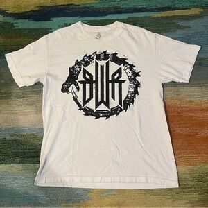 SWIR white and black shirt